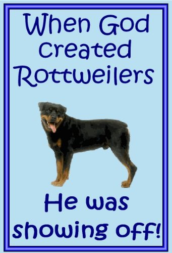 Rottweiler – Neuheit Hund Kühlschrank Magnete – viele Designs erhältlich von magnetsandhangers