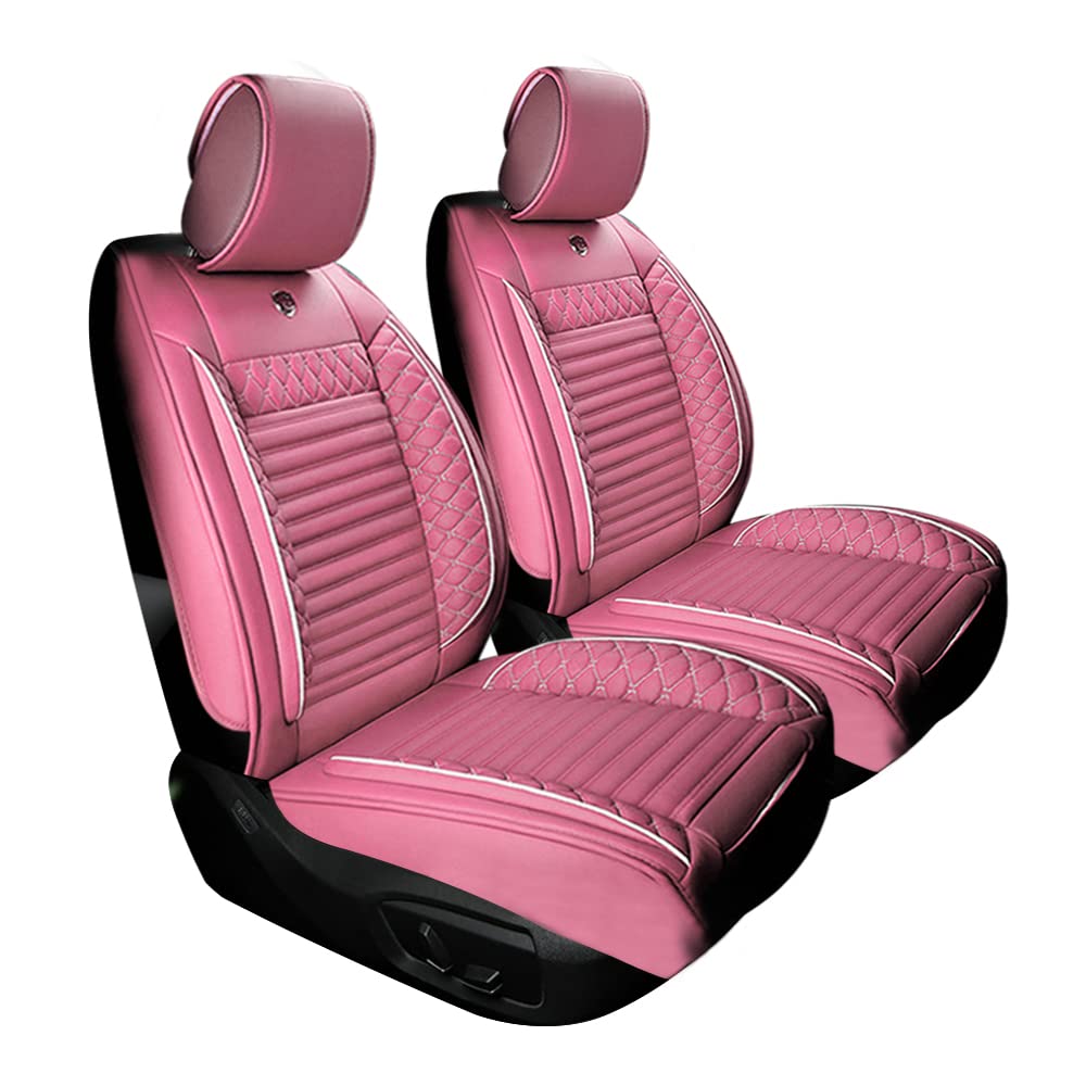 maipula Custom Autositzbezug, 5 Sitze,Custom Sitzbezug nach Automodell, Allwetter-Ledersitzbezug,rosa von maipula