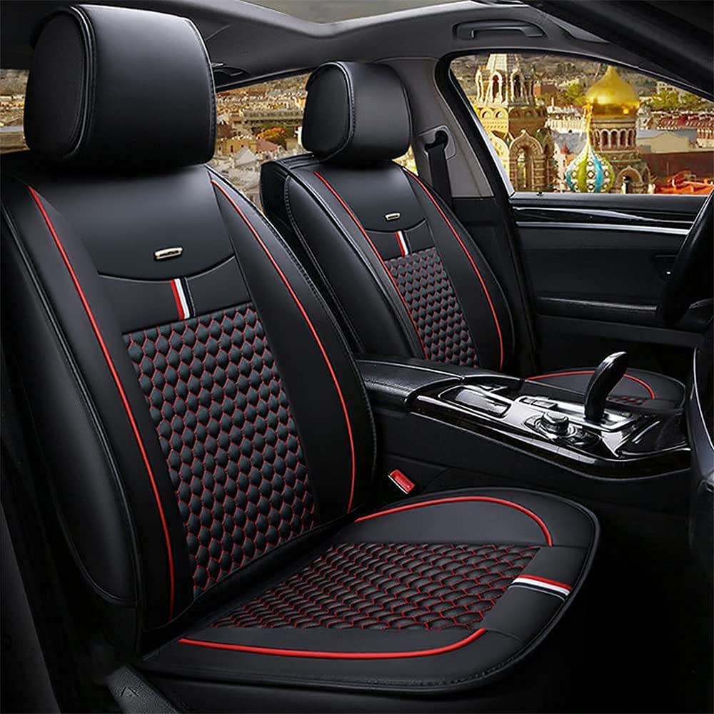 Maipula Für VW Für Volkswagen Golf 3 5 6 7 Golf3 Golf5 Golf6 Golf7 GTI Convertible Wagon Tour VAR Variant Car Sitzbezügesets Vordersitze Sitzbezüge Kunstleder Sitzschutz Auflagen Schwarz Rot Maipula Für VW Für Volkswagen Golf 3 5 6 7 Golf3 Golf5 Golf6 Golf7 GTI Convertible Wagon Tour VAR Variant Car Sitzbezügesets Vordersitze Sitzbezüge Kunstleder Sitzschutz Auflagen Schwarz Rot von Maipula