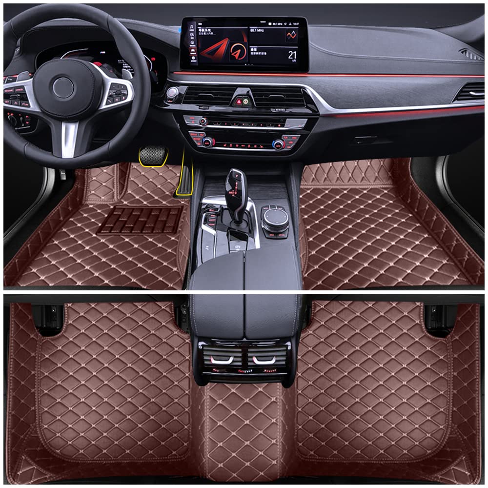 Auto Fußmatten für BMW X6 E71 2007-2014 Allwetter Fussmatten Set Zubehör Fußmatte,Kaffee Auto Fußmatten für BMW X6 E71 2007-2014 Allwetter Fussmatten Set Zubehör Fußmatte,Kaffee von maiqiken