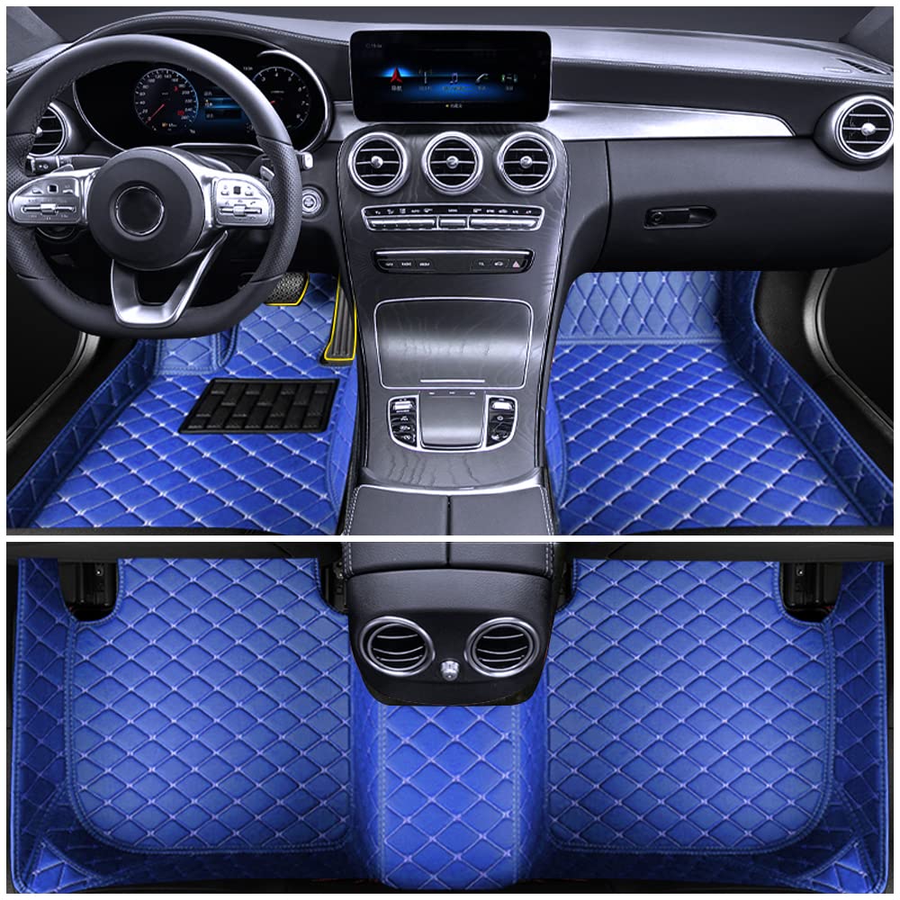 Auto Fußmatten für Benz CLK 1997-2003 Allwetter Fussmatten Set Zubehör Fußmatte,Blau Auto Fußmatten für Benz CLK 1997-2003 Allwetter Fussmatten Set Zubehör Fußmatte,Blau von maiqiken