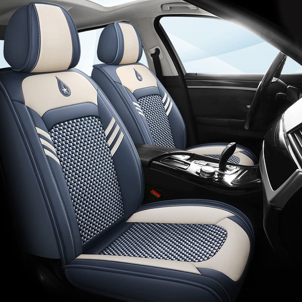 maiqiken Autositzbezüge Für Suzuki Ignis, 5-Sitzer Sitze kompletter Satz Sitzkissen Allwetter Autoteile Interieur Blau - 5 Sitzbezüge maiqiken Autositzbezüge Für Suzuki Ignis, 5-Sitzer Sitze kompletter Satz Sitzkissen Allwetter Autoteile Interieur Blau - 5 Sitzbezüge von maiqiken