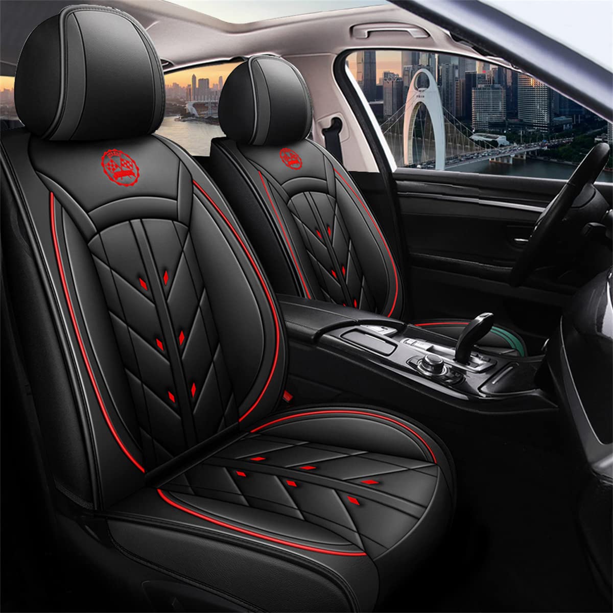maiqiken Autositzbezug Für Peugeot 2008 GT line GT-line SUV Komplettset 5 Sitze sitzbezüge Allwettereinsatz Auto PU Ledersitzbezug Vorne und Hinten 5 Stück, Standard Version - Schwarz maiqiken Autositzbezug Für Peugeot 2008 GT line GT-line SUV Komplettset 5 Sitze sitzbezüge Allwettereinsatz Auto PU Ledersitzbezug Vorne und Hinten 5 Stück, Standard Version - Schwarz von maiqiken