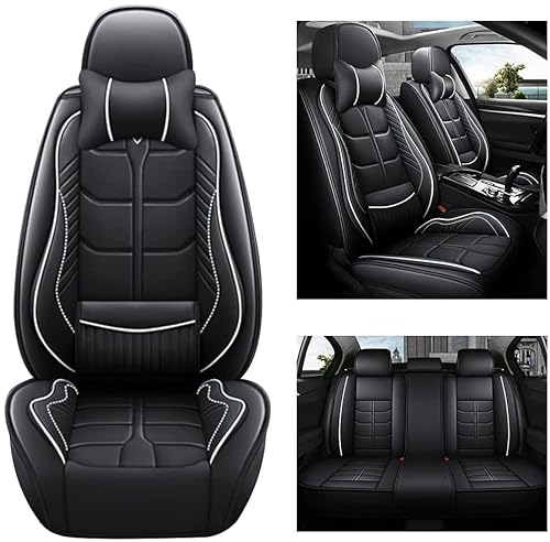 maiqiken Autositzbezug Für SEAT Ateca Komplettset 5 Sitze Allwettereinsatz Auto Ledersitzbezug Schwarz Weiß maiqiken Autositzbezug Für SEAT Ateca Komplettset 5 Sitze Allwettereinsatz Auto Ledersitzbezug Schwarz Weiß von maiqiken
