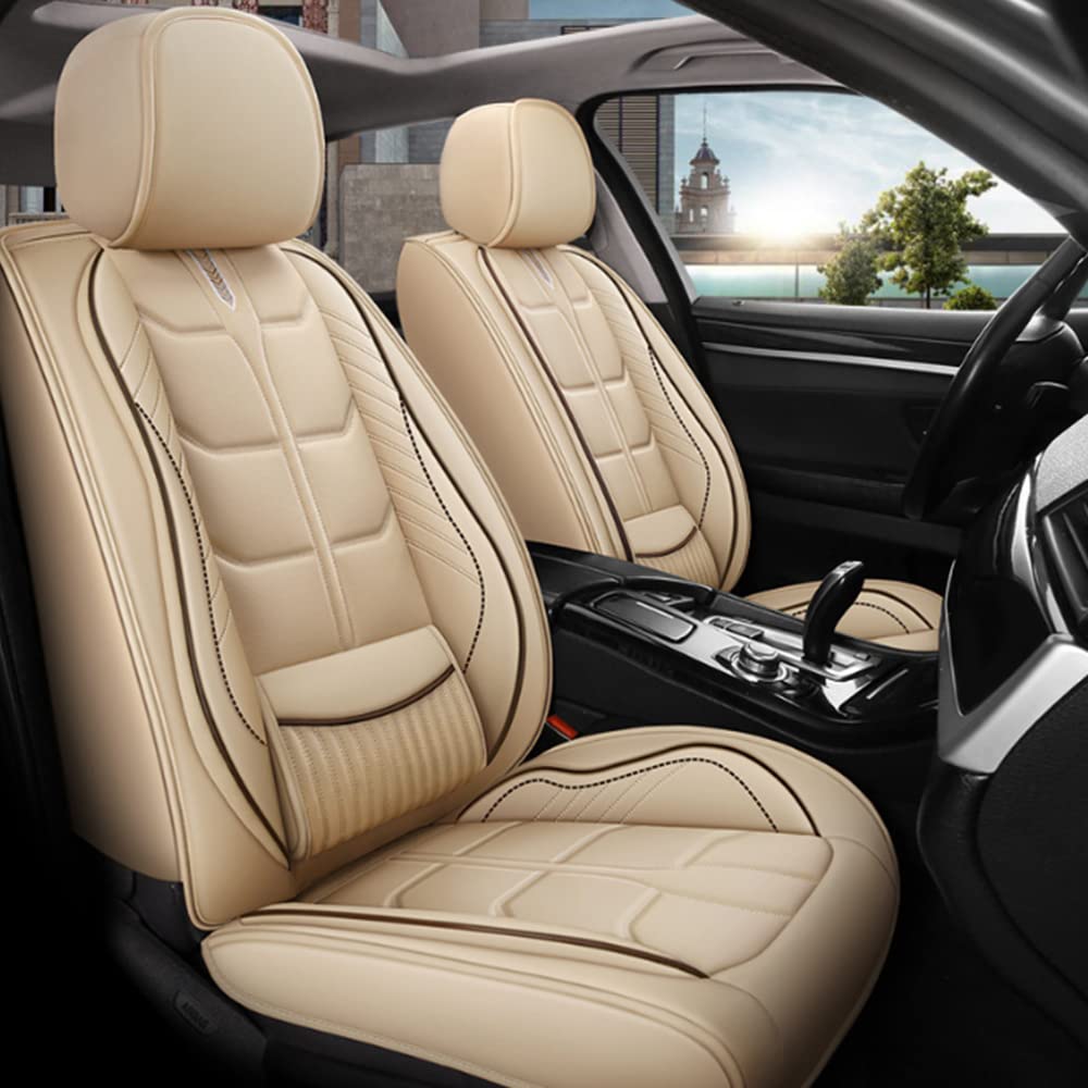 maiqiken Autositzbezug Für VW for Volkswagen Golf 3 5 6 7 Golf3 Golf5 Golf6 Golf7 Tour Variant Komplettset 2 Sitze Allwettereinsatz Auto Ledersitzbezug Beige maiqiken Autositzbezug Für VW for Volkswagen Golf 3 5 6 7 Golf3 Golf5 Golf6 Golf7 Tour Variant Komplettset 2 Sitze Allwettereinsatz Auto Ledersitzbezug Beige von maiqiken