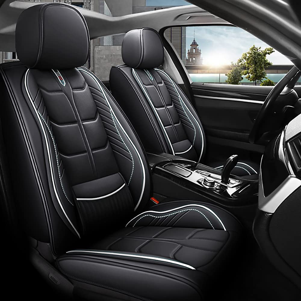 maiqiken Autositzbezug Für VW for Volkswagen Golf 3 5 6 7 Golf3 Golf5 Golf6 Golf7 Tour Variant Komplettset 2 Sitze Allwettereinsatz Auto Ledersitzbezug Schwarz Weiß maiqiken Autositzbezug Für VW for Volkswagen Golf 3 5 6 7 Golf3 Golf5 Golf6 Golf7 Tour Variant Komplettset 2 Sitze Allwettereinsatz Auto Ledersitzbezug Schwarz Weiß von maiqiken
