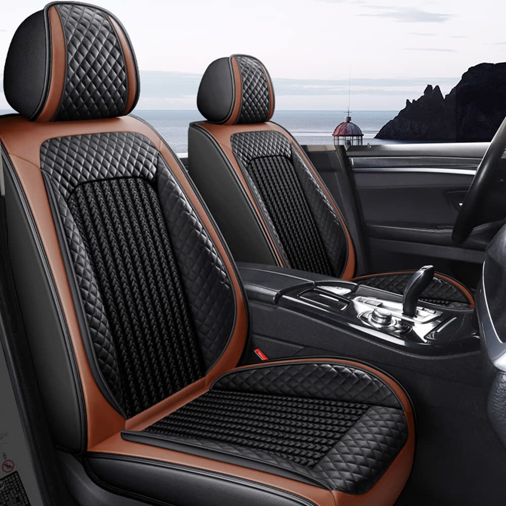 maiqiken Autositzbezug Für Volkswagen Tiguan 2009-2025 Komplettset 5-Sitze Auto Sitzbezüge Allwettereinsatz Auto PU Ledersitzbezug Vorne und Hinten,Standard - Braun maiqiken Autositzbezug Für Volkswagen Tiguan 2009-2025 Komplettset 5-Sitze Auto Sitzbezüge Allwettereinsatz Auto PU Ledersitzbezug Vorne und Hinten,Standard - Braun von maiqiken