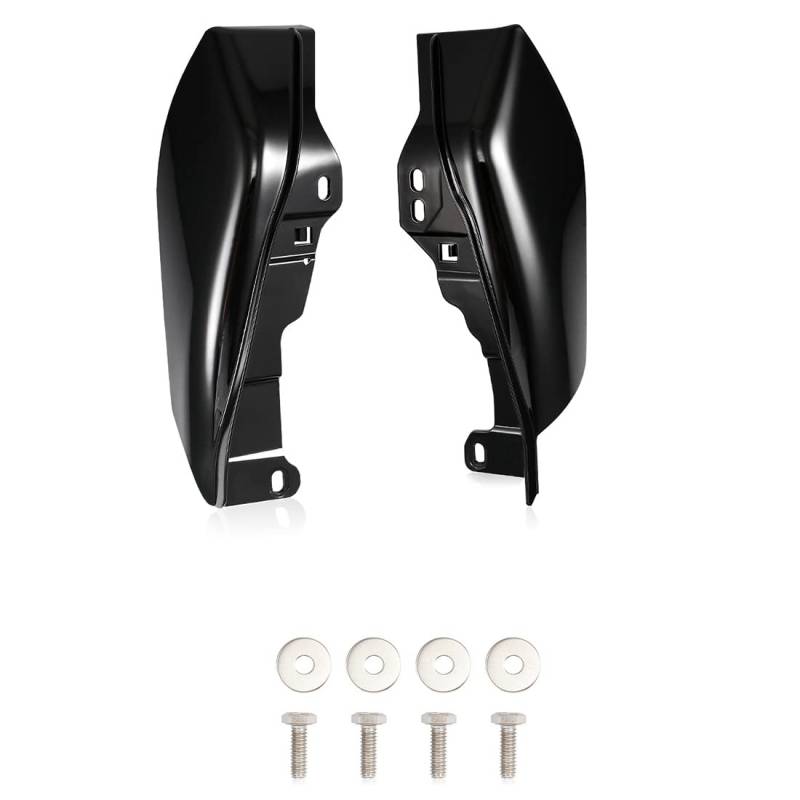 Gloss Black - Heat Deflector for Touring Glide Street Road Glide FLTRX CVO 2017-2022 von marian