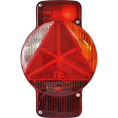 mb-m Humbaur Lichtscheibe Ersatzglas rechts Blinker Standlicht Bremse Rückfahrscheinwerfer Anhänger 405.00039 - vertikal von mb-m