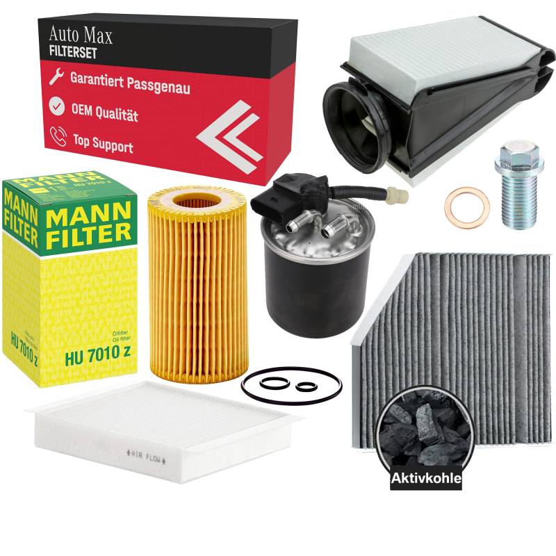 Filterset Inspektionspaket Mercedes GLC X253 | GLC220d GLC250d | OM651 2143 ccm | Diesel von mbmax
