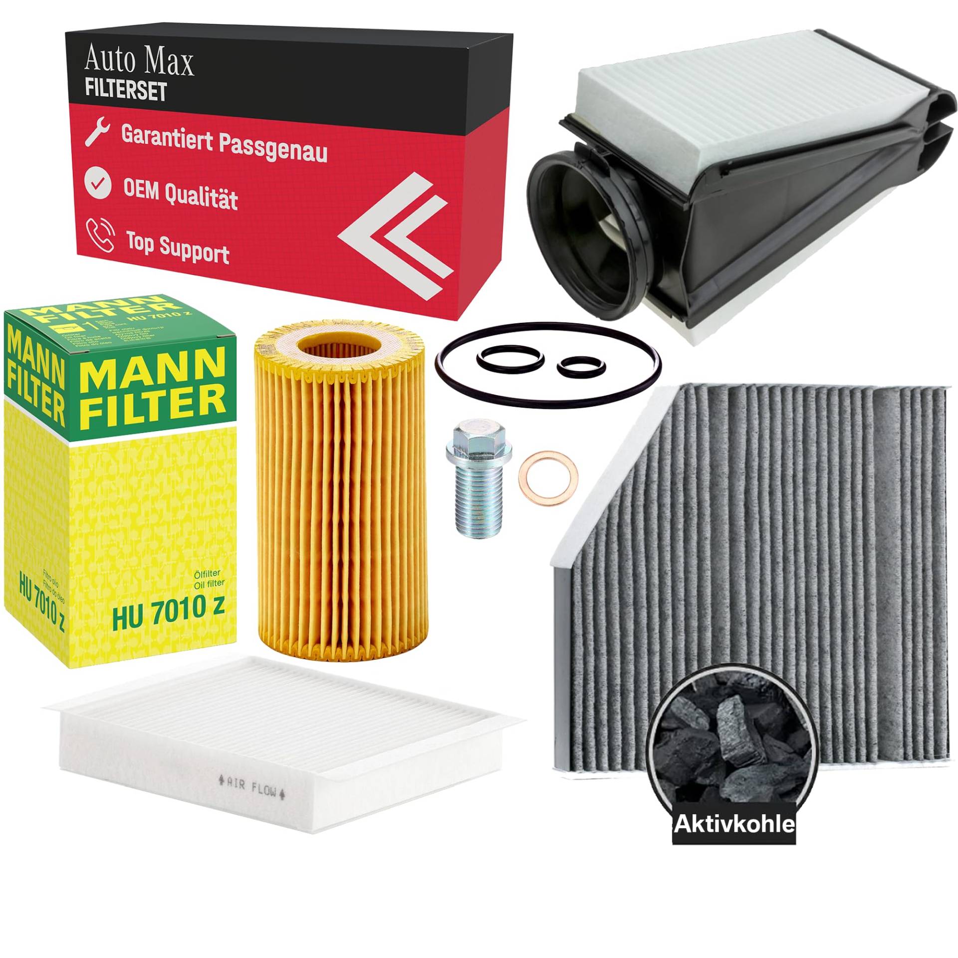 Filterset Inspektionspaket Mercedes GLC X253 | GLC220d GLC250d | OM651 2143 ccm | Diesel Filterset Inspektionspaket Mercedes GLC X253 | GLC220d GLC250d | OM651 2143 ccm | Diesel von mbmax