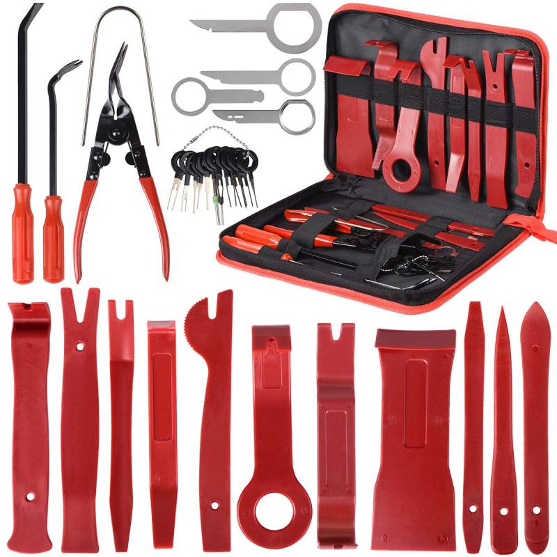 Auto Trim Panel Removal Tool 30pcs Auto Türverkleidung Removal Tool für Dash Center Console Installation und Remover mit Terminal Removal Tools von medoga