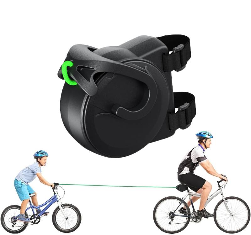 Fahrrad Abschleppseil Kinder mit Dreiecktasche,Elastisches 2.5M Fahrrad Traktionsseil,Eltern Kind Zugseil Abschleppseil Traktionsseil,Tragfähigkeit 500 lbs für Kinder MTB Bike von meimeistyle