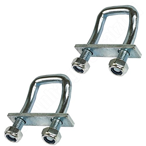 iapyx® 4er Pack U Bügel 150° abgewinkelt 2000 daN als Zurröse für Spanngurte 2000kg 2t Spanngurt (2) von meinAnhängerersatzteil