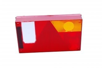 meinAnhängerersatzteil 1x Aspöck Lichtscheibe Ersatzglas RECHTS mit Rückfahrscheinwerfer für Multipoint 1 Rückleuchte von meinAnhängerersatzteil