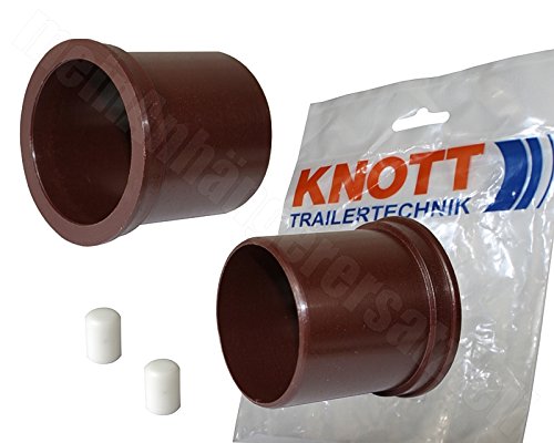 meinAnhängerersatzteil Knott Führungslager Lagerbuchsen Gleitlager Set 208027.001 f. Auflaufeinrichtung von meinAnhängerersatzteil