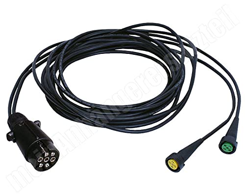 meinAnhängerersatzteil Aspöck Kabelsatz Anhängerkabel 7pol. 4m mit Bajonettanschluss von meinAnhängerersatzteil