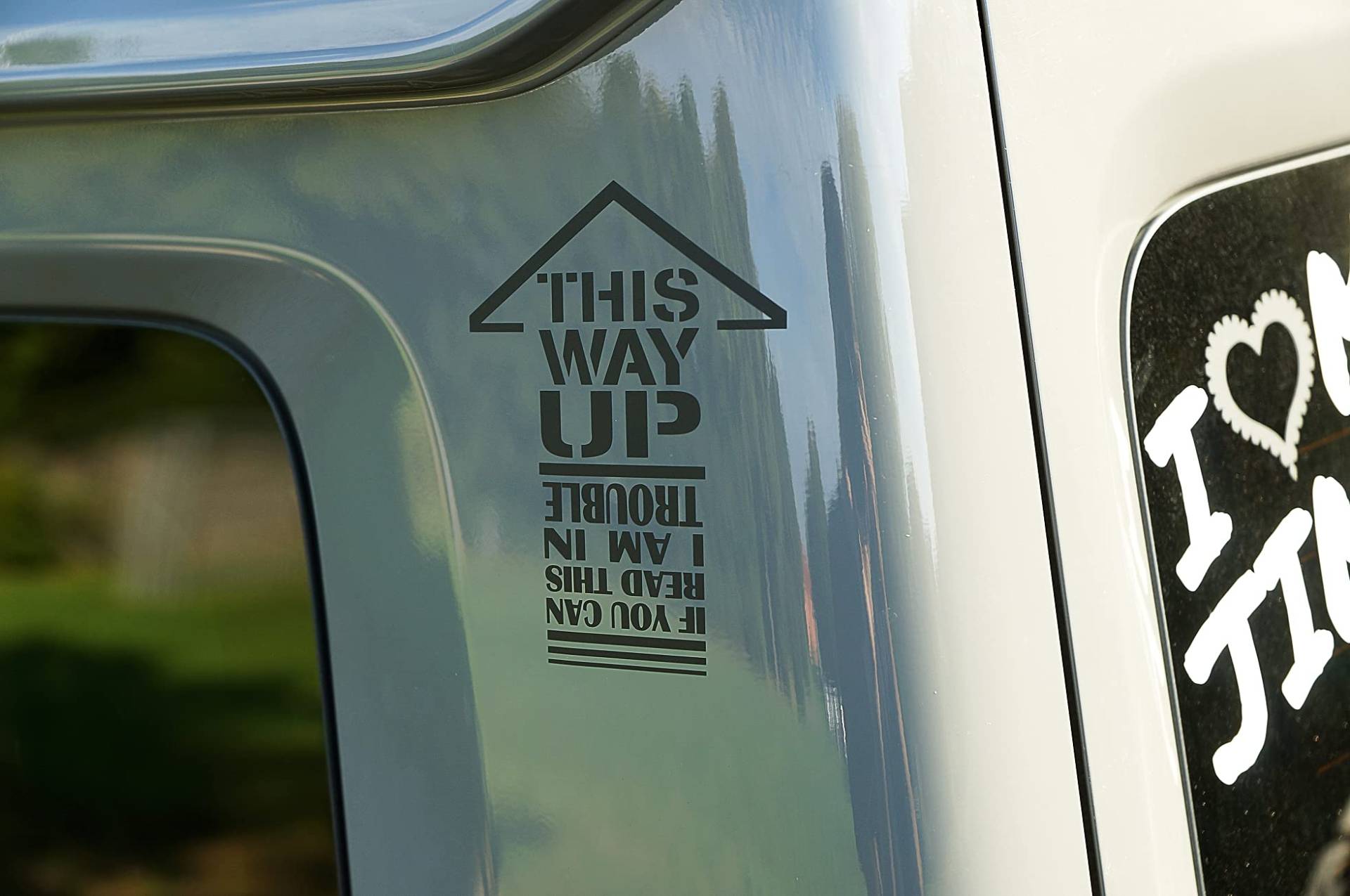 melivince Sticker This Way up Spaß Offroad 4wd 4x4 passend für Jeep Jimny Defender 4wd Navara Patrol von melivince