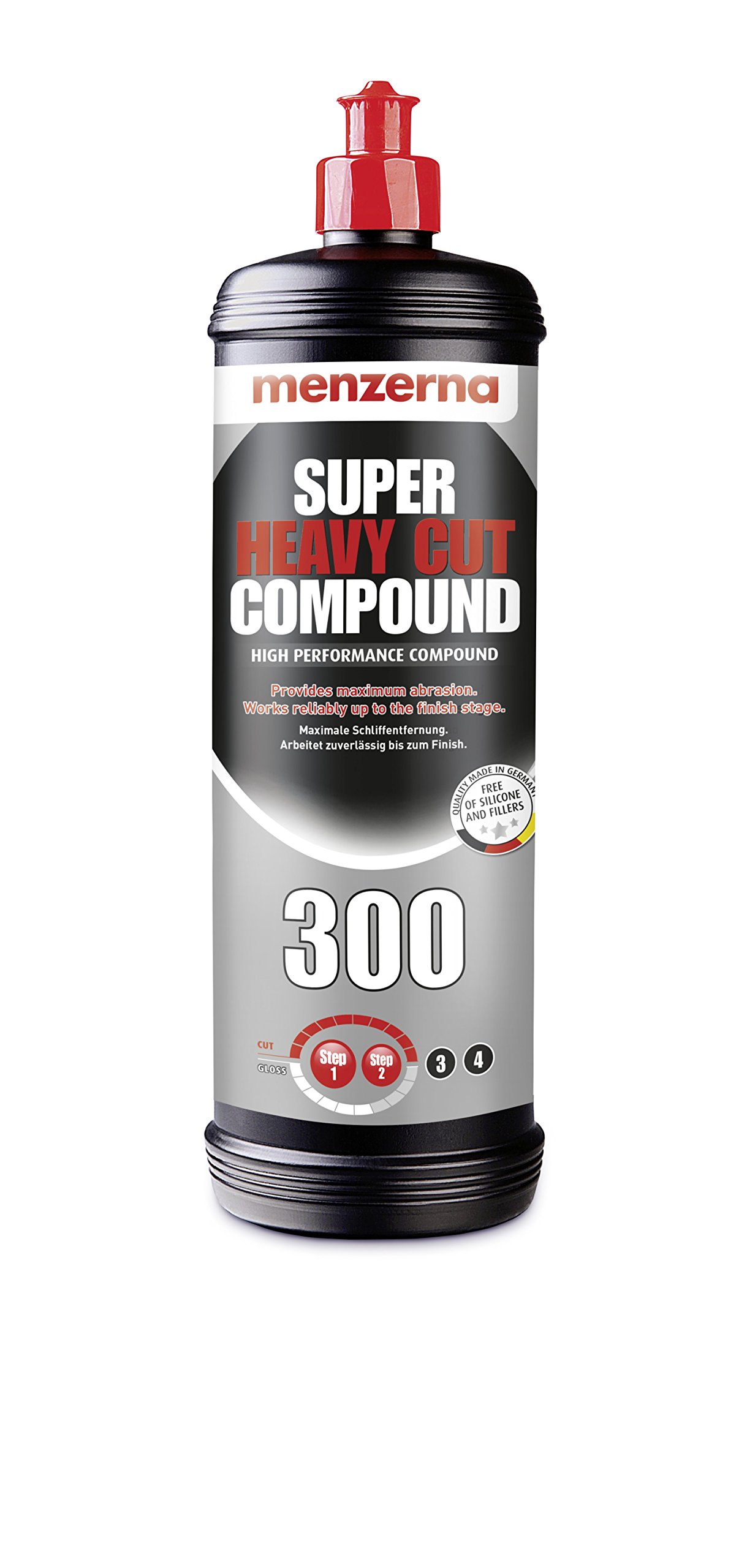 Menzerna Super Heavy Cut 300 Rubbing Compound Schleifpaste 1,0 L von menzerna