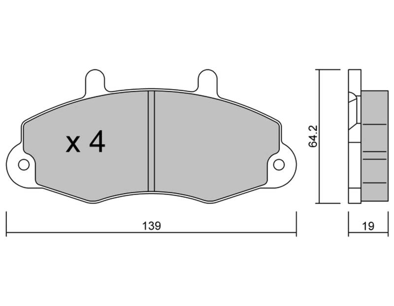 metelligroup 22-0194-0 - Made in Italy - Bremsbeläge von metelligroup