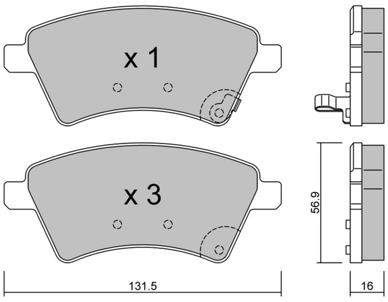 metelligroup 22-0702-0 Bremsbeläge, Made in Italy, Ersatzteile für Autos, ECE R90-zertifiziert, Kupferfrei von metelligroup