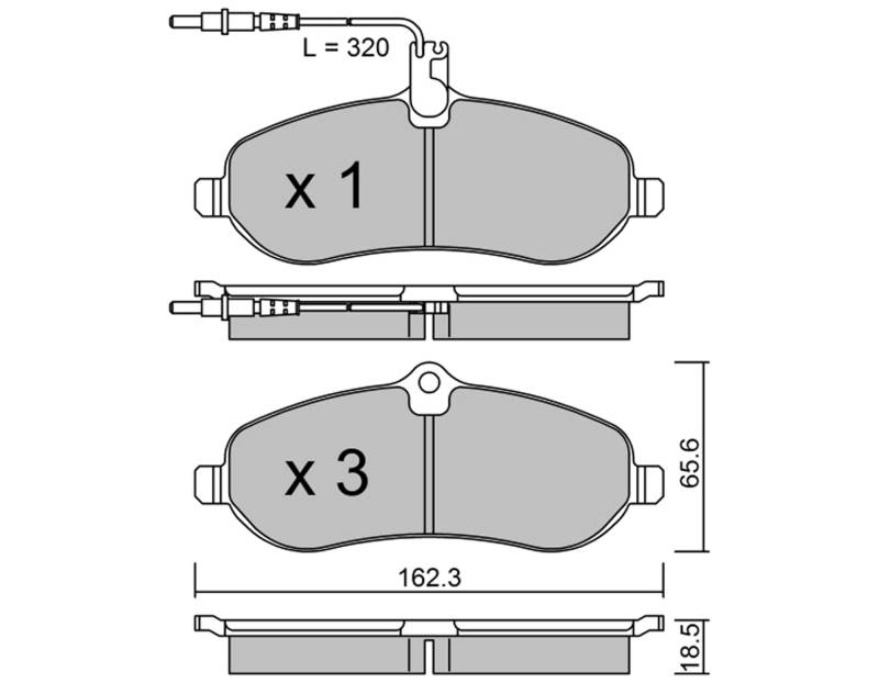 metelligroup 22-0707-0 Bremsbeläge, Made in Italy, Ersatzteile für Autos, ECE R90-zertifiziert, Kupferfrei von metelligroup