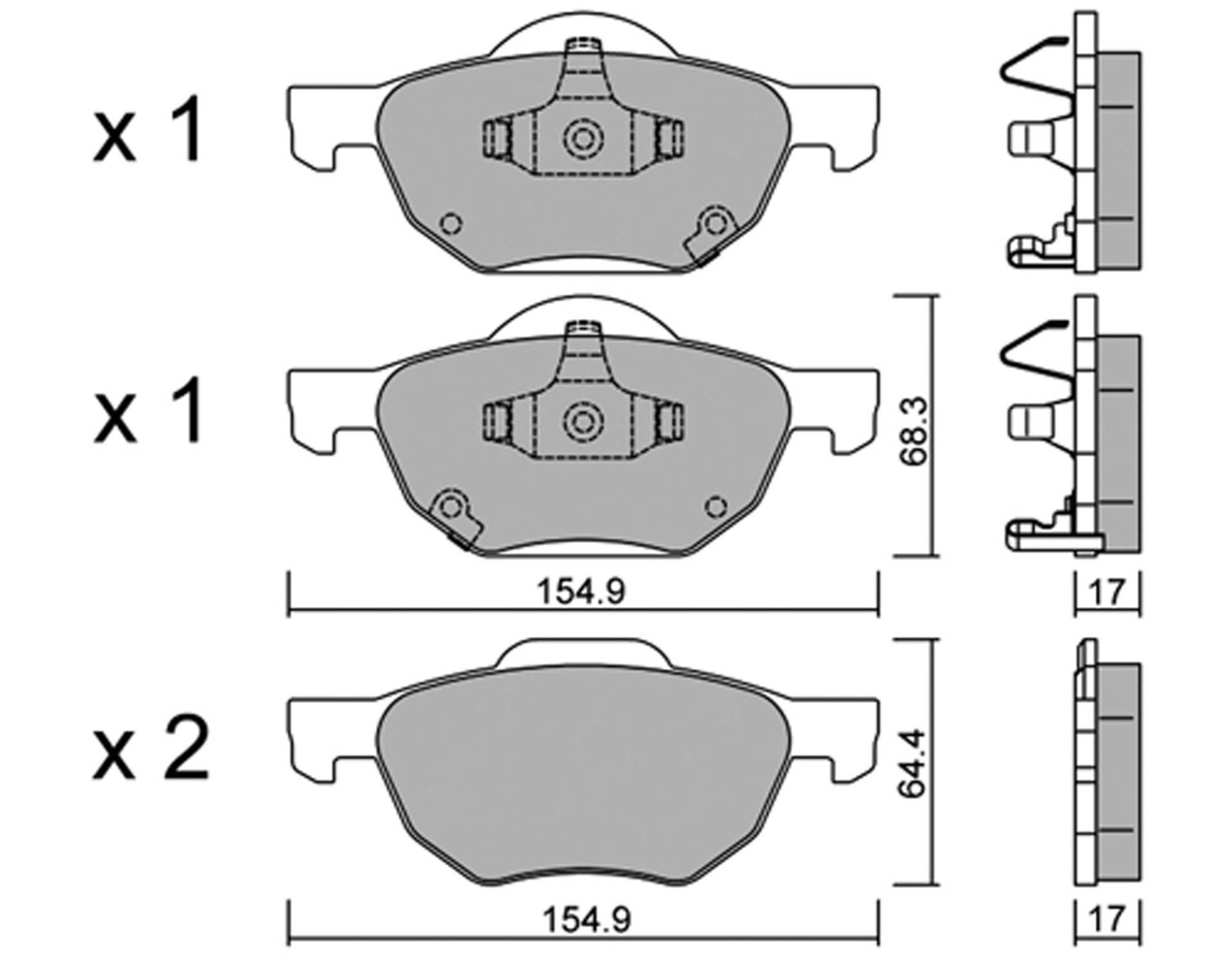 metelligroup 22-0730-0 - Bremsbeläge von metelligroup