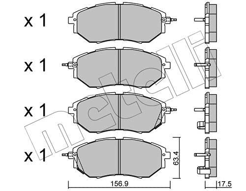 metelligroup 22-0763-0 - Bremsbeläge von metelligroup