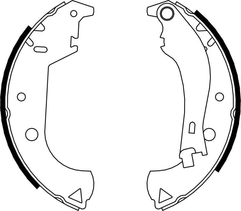 metelligroup 53-0081Y Bremsbacken Made in Italy, Ersatzteil für Auto, Kit Bestehend aus 4 Teilen, ECE R90-Zertifiziert von metelligroup