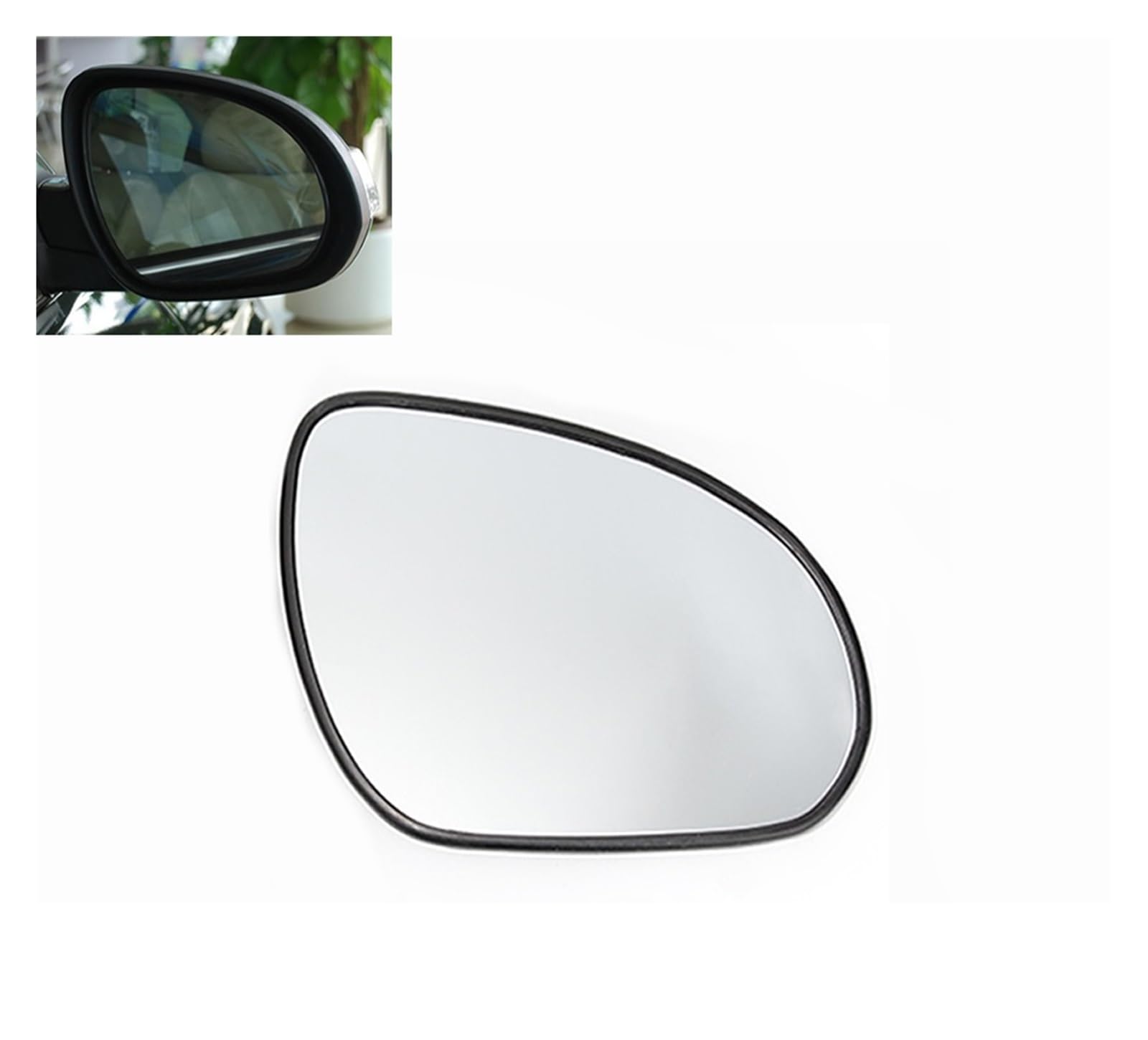 Spiegelglas Für Hyundai Für I30 2008 2009 2010 Äußere Rearview Außenspiegel Objektiv Tür Flügel Rückspiegel Glas Ohne Heizung Außenspiegel (Größe : Rechte Seite) von mhbh