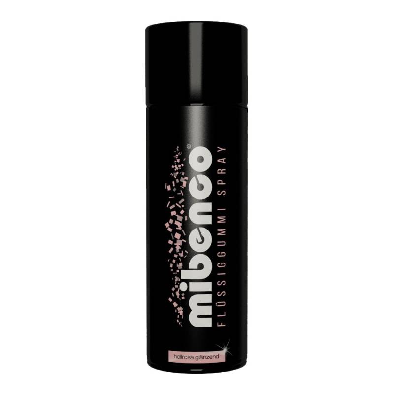 mibenco 71413015 Flüssiggummi Spray / Sprühfolie, Hellrosa Glänzend, 400 ml - Schutz für Oberflächen und zum Felgen lackieren von mibenco