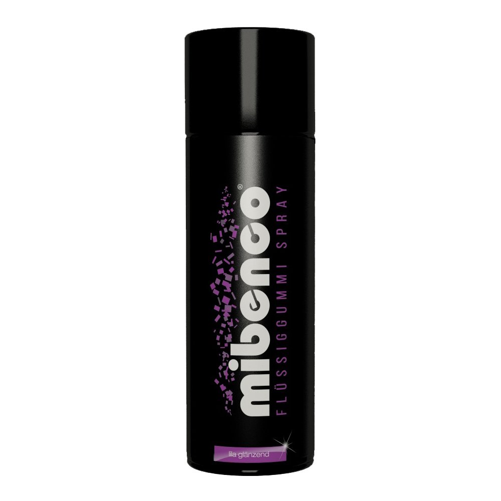 mibenco 71414008 Flüssiggummi Spray / Sprühfolie, Lila Glänzend, 400 ml - Schutz für Oberflächen und zum Felgen lackieren von mibenco