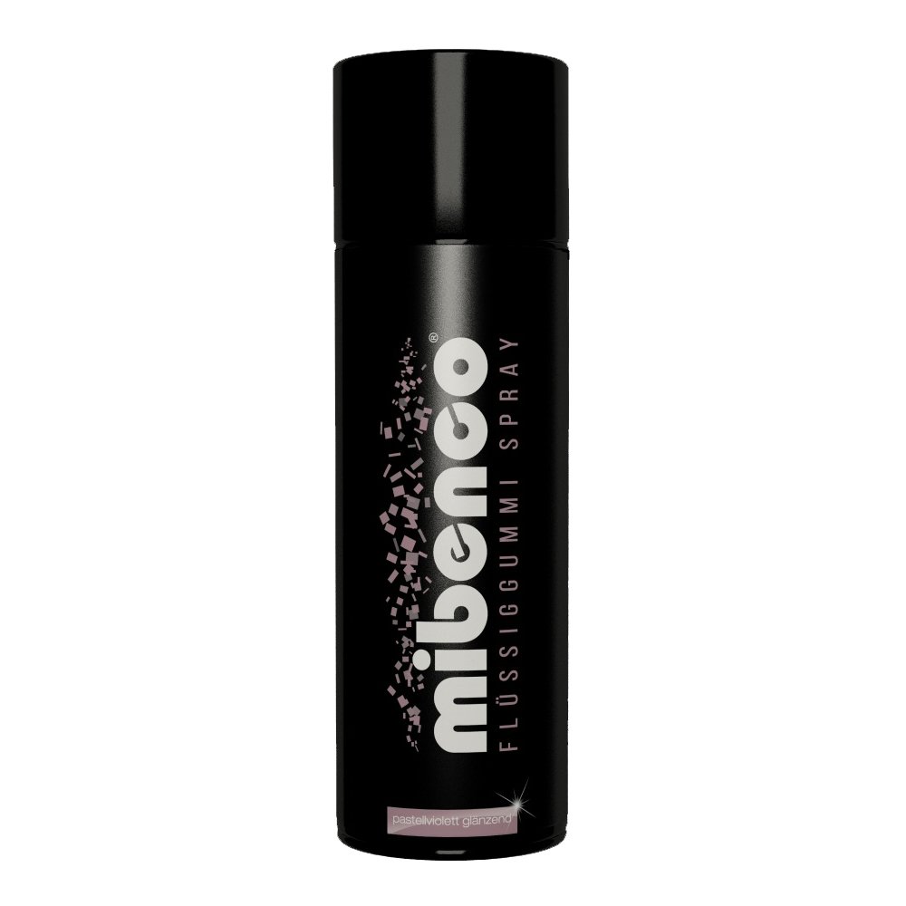 mibenco 71414009 Flüssiggummi Spray / Sprühfolie, Pastellviolett Glänzend, 400 ml -Schutz für Oberflächen und zum Felgen lackieren von mibenco