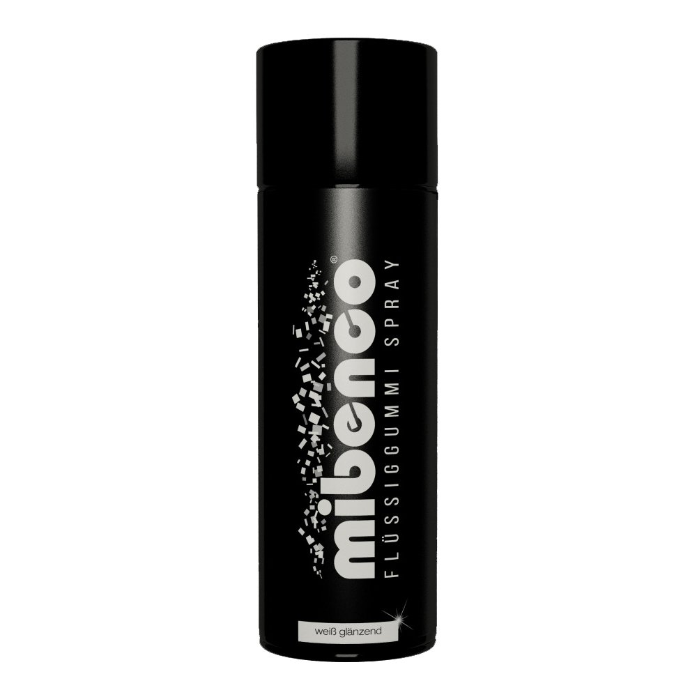 Mibenco Flüssiggummi Spray / Sprühfolie Weiß Glänzend 400 ml von mibenco