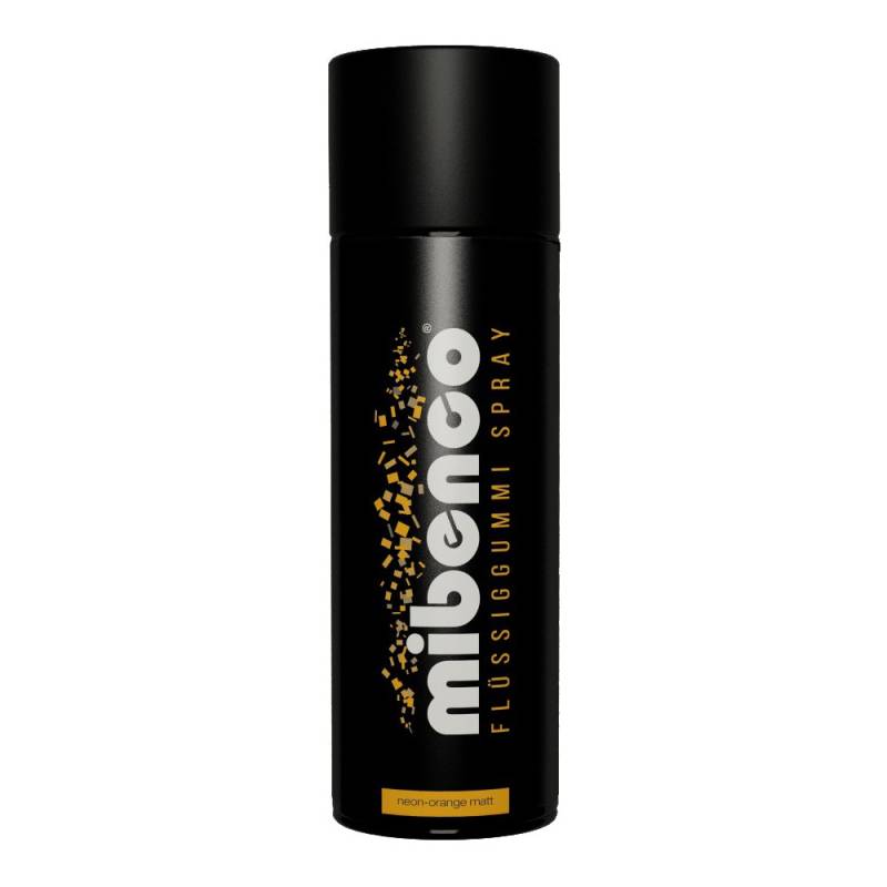 mibenco 71422007 Flüssiggummi Spray/Sprühfolie, Neon-Orange Matt, 400 ml - Schutz für Oberflächen und zum Felgen lackieren von mibenco