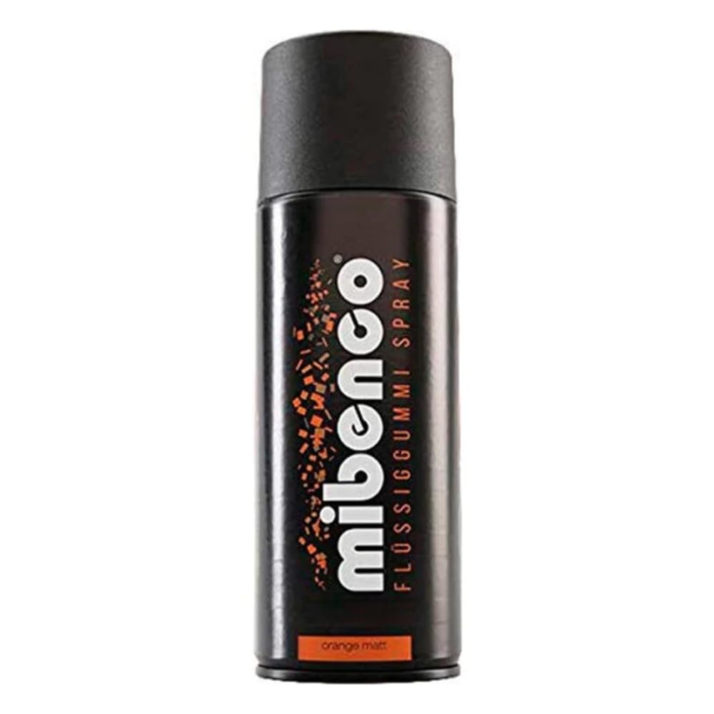 Mibenco Flüssiggummi Spray / Sprühfolie Orange Matt 400 ml von mibenco