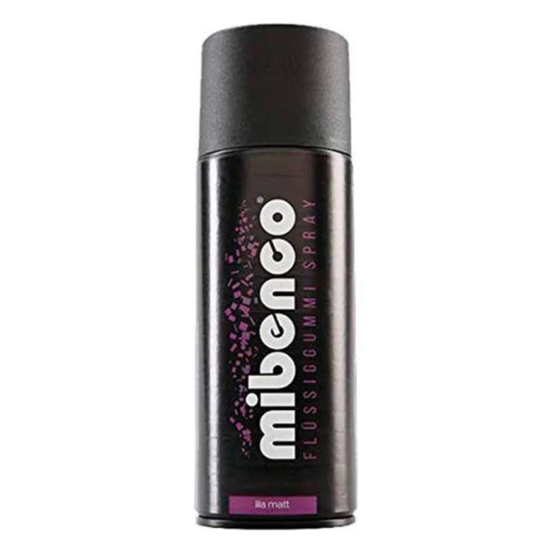 mibenco 71424008 Flüssiggummi Spray / Sprühfolie, Lila Matt, 400 ml -Schutz für Oberflächen und zum Felgen lackieren von mibenco