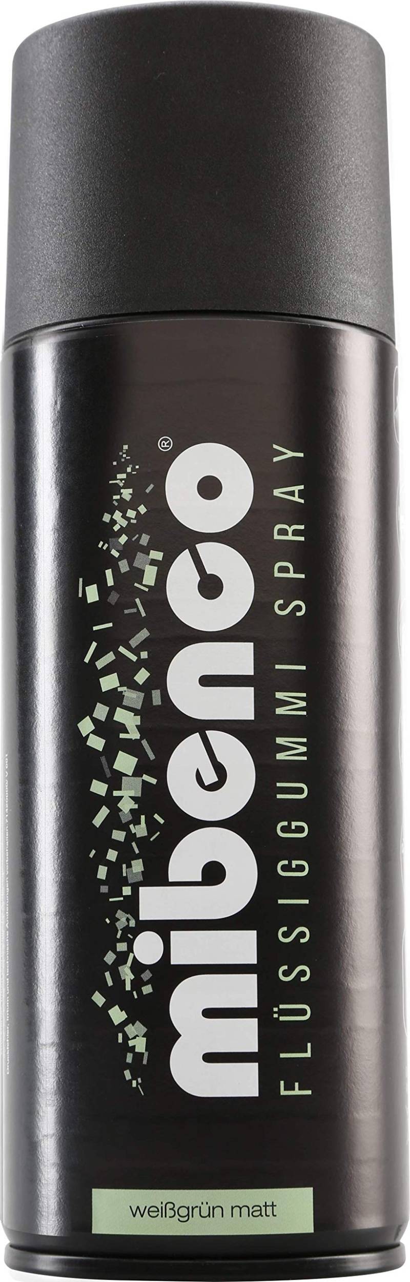 Mibenco Flüssiggummi Spray / Sprühfolie Weißgrün Matt 400 ml von mibenco