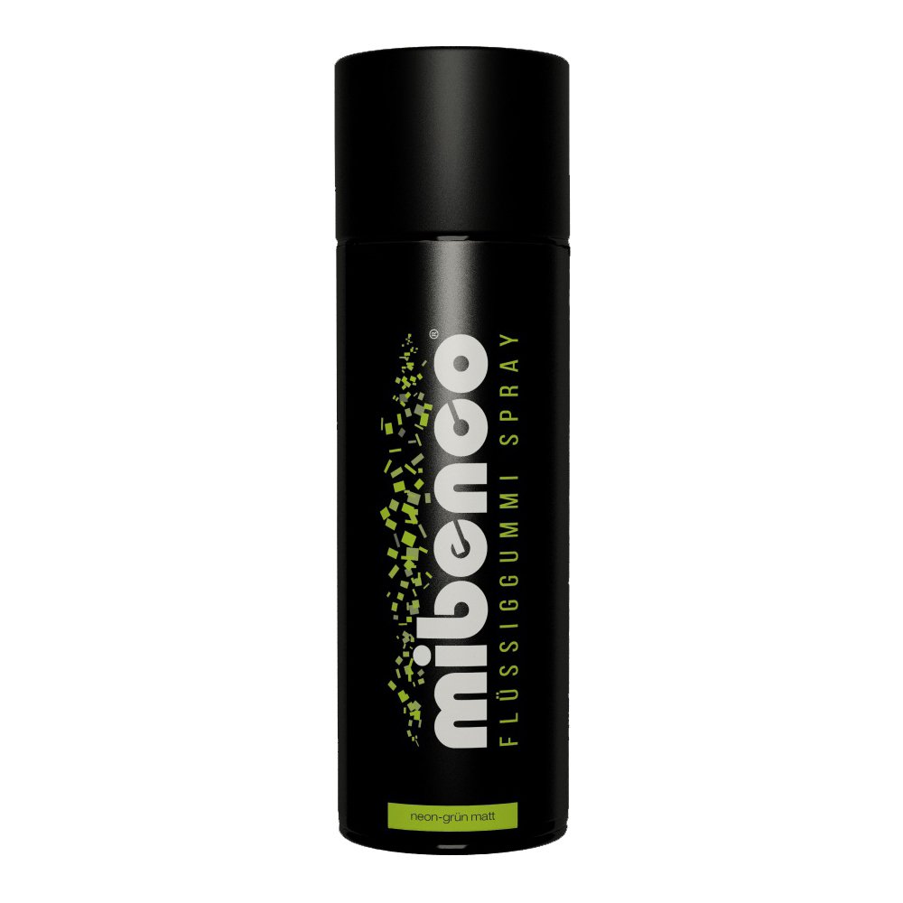 Mibenco Flüssiggummi Spray / Sprühfolie Neon-Grün Matt 400 ml von mibenco