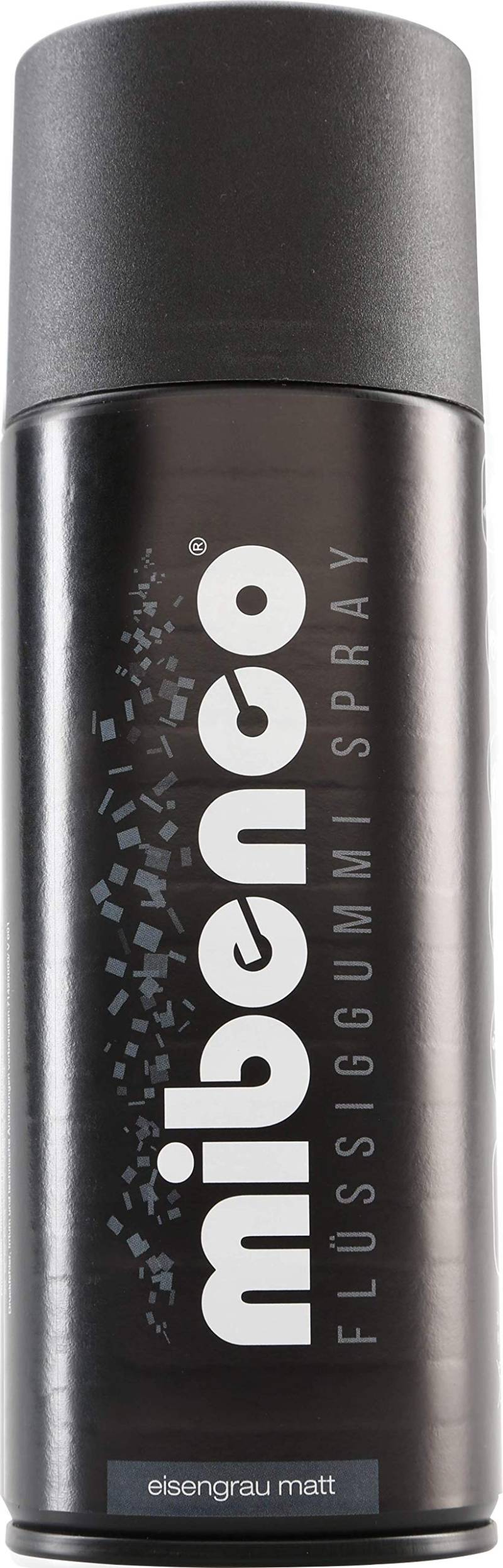 Mibenco Flüssiggummi Spray / Sprühfolie Eisengrau Matt 400 ml von mibenco