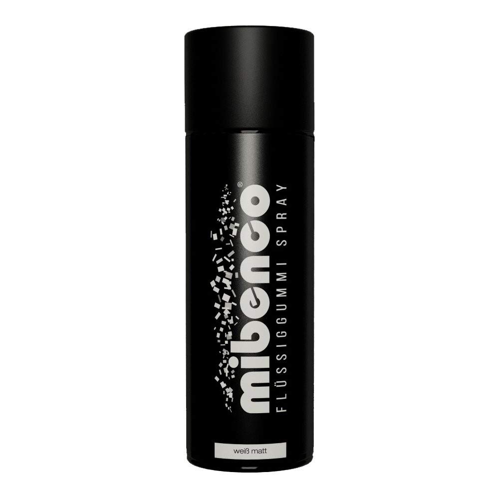 Mibenco Flüssiggummi Spray / Sprühfolie Weiß Matt 400 ml von mibenco