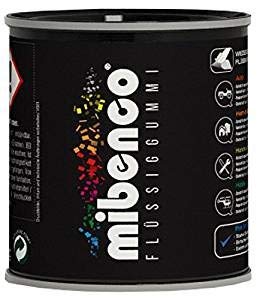 mibenco 72825015 Flüssiggummi Pur, 175 g, Hellblau Matt - Schutz und Isolation zum Tauchen und Pinseln von mibenco