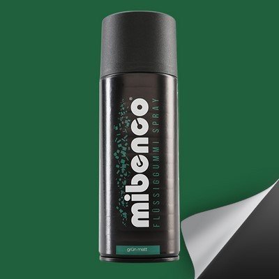 mibenco Spray Gummi packherstellung 400 ml grün Matt von mibenco