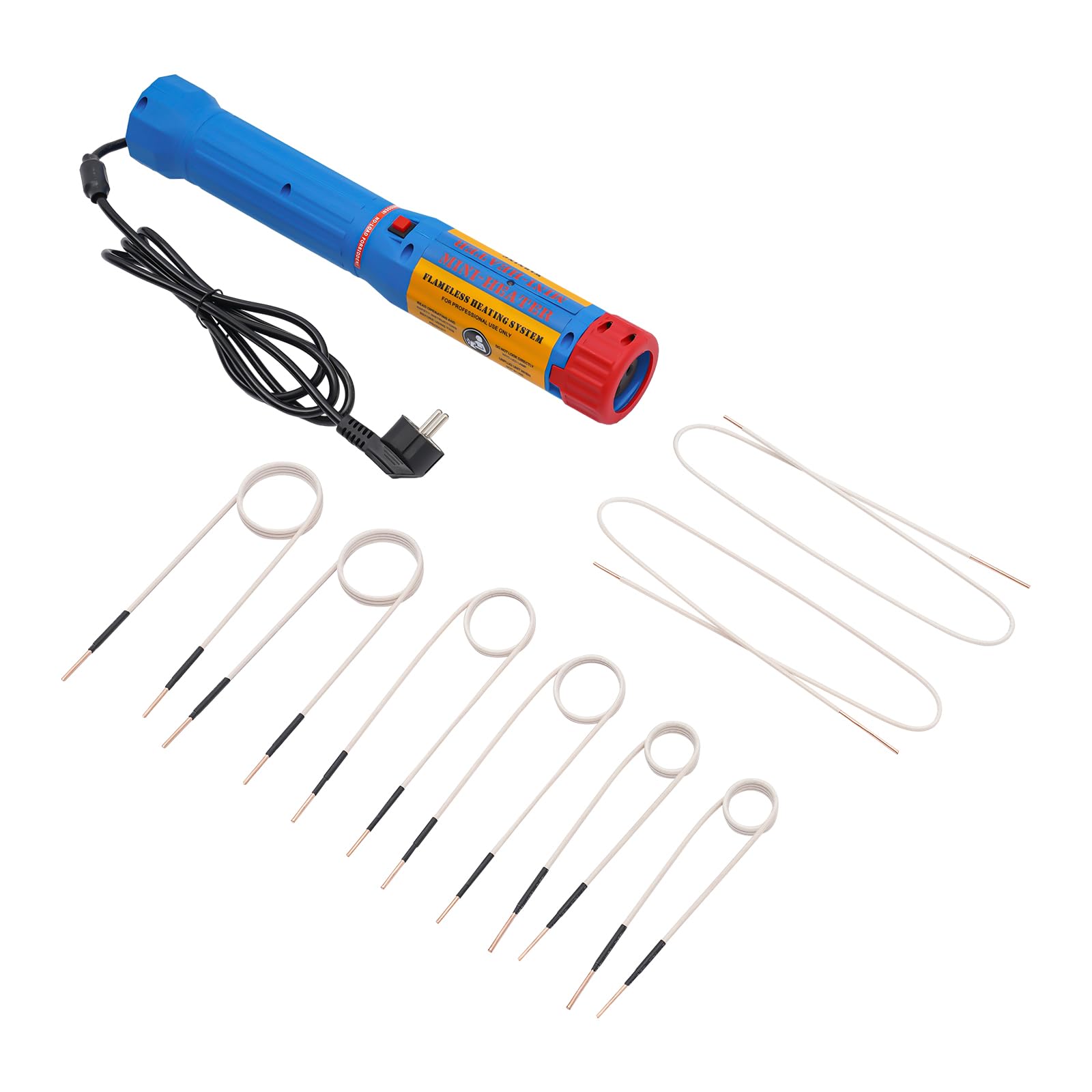 miihgnos Magnetischer Induktionsheizgerät, 1100W Flameless Induktion Heater 800°C Induktionsspule mit 8 Heizspulen, Induktionsheizer-Handgeräteset für Schrauben Muttern Zahnrädern miihgnos Magnetischer Induktionsheizgerät, 1100W Flameless Induktion Heater 800°C Induktionsspule mit 8 Heizspulen, Induktionsheizer-Handgeräteset für Schrauben Muttern Zahnrädern von miihgnos