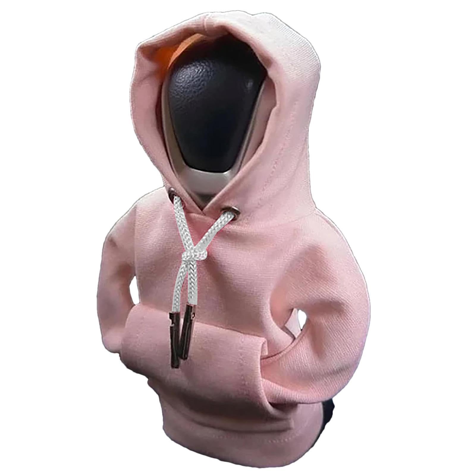 mingchengheng Universal Verstellbare Auto Schaltknauf Abdeckung, Kreative Hoodie Auto Schaltknauf Abdeckung Schaltknauf Hoodie Staubdicht Schutz Sweatshirt Schaltknauf üBerzug Für Auto Dekoratives von mingchengheng