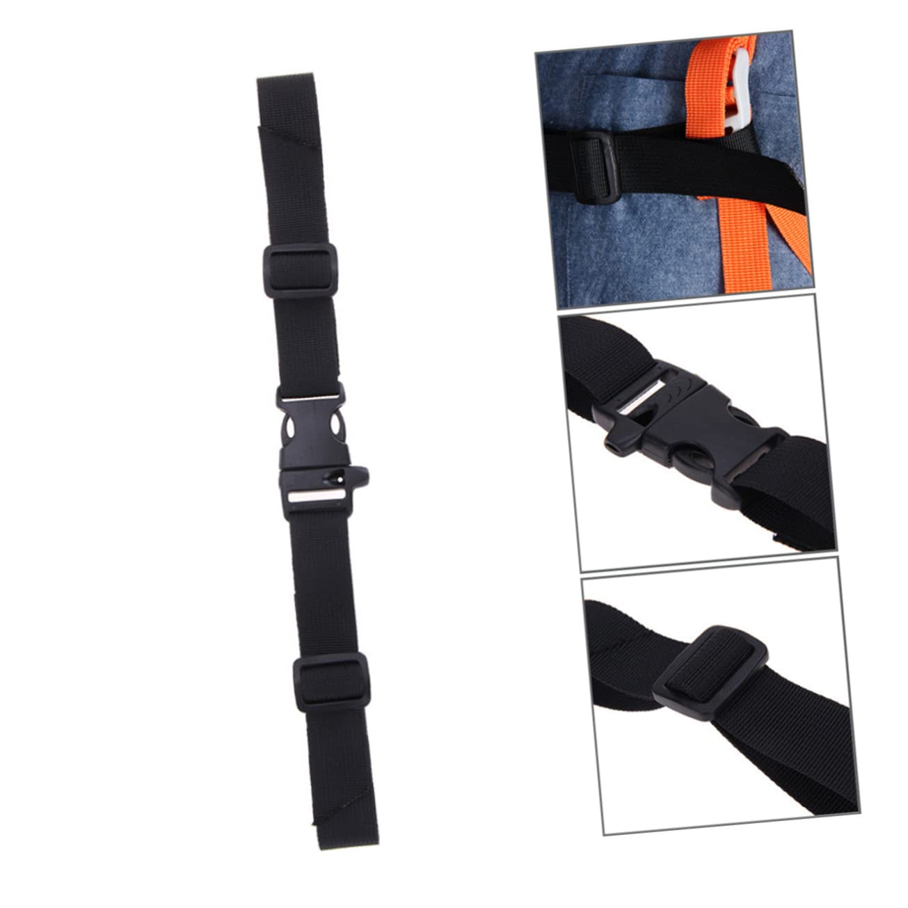minkissy 2 Stück Rucksack Anti-Rutsch-Schultergurt Gürtel Brust einstellbar Fitnessstudio Wandern Riemen mit Schnalle Verstellbarer Taschengurt Schwarz minkissy 2 Stück Rucksack Anti-Rutsch-Schultergurt Gürtel Brust einstellbar Fitnessstudio Wandern Riemen mit Schnalle Verstellbarer Taschengurt Schwarz von minkissy
