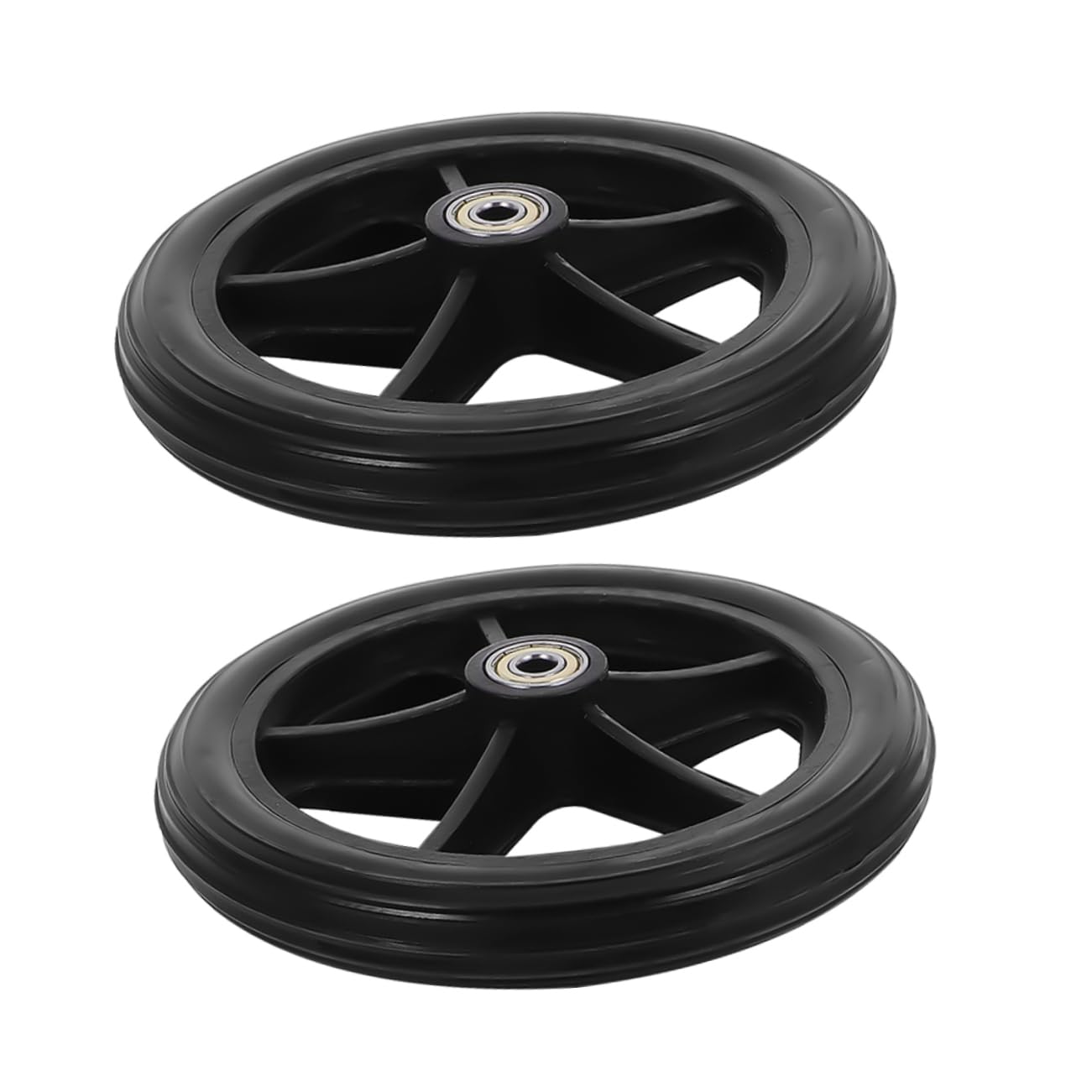 minkissy 2 Stück -Vorderrad ersatzräder Rollstuhlfahrer -Ersatzteile Universalrad für Radlager für Rollstühle Laufräder Abs Black minkissy 2 Stück -Vorderrad ersatzräder Rollstuhlfahrer -Ersatzteile Universalrad für Radlager für Rollstühle Laufräder Abs Black von minkissy