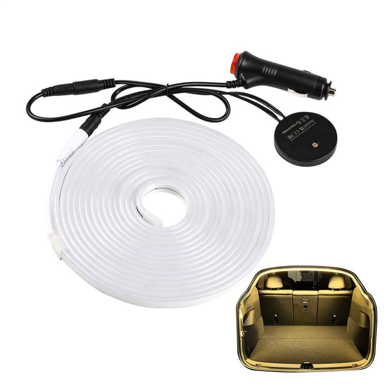 Led Trunk Strip Light, Light-Sensing Auto Interior Lamp, Easy Install Flexible Lighting Bar for Car Truck Rv Rear Cargo Area, Bright White Illumination, 1 Piece von mivceklw