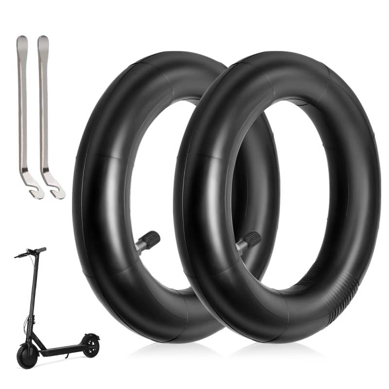 mizikuu 2 Stück Kinderwagen Schlauch, 8 1/2 Scooter Innenreifen Reifen Mit 2 Montagehebel Rutschfester Verdickter Gummirad Verschleißfeste Reifen para M365/M365 Pro/1S/Pro2 von mizikuu