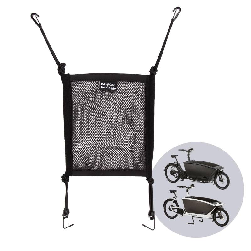 moin minis Gepäcknetz für Urban Arrow Family Lastenrad Fahhrad Cargo Bike Netz Gumminetz Ersatz für Fahrradtasche oder Fahrradkorb von moin minis